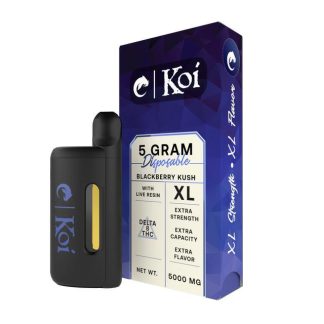Koi Delta 8 Disposable Live Resin 5g XL - Blackberry Kush (Indica)