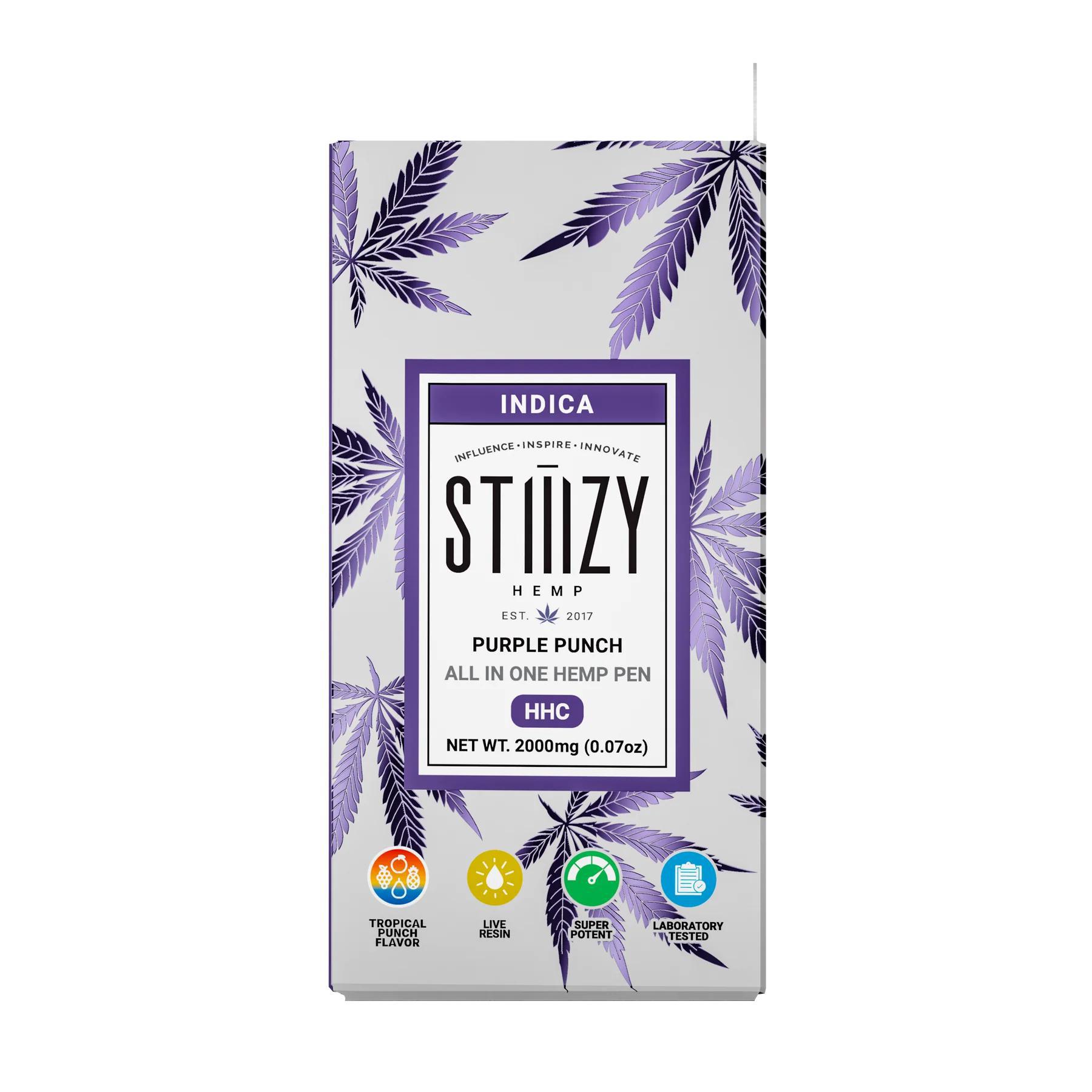 STIIIZY HEMP 2g HHC Pen AIO - Purple Punch (Indica) (*)