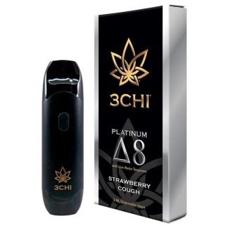 3Chi Platinum Disposable - Strawberry Cough (Sativa)