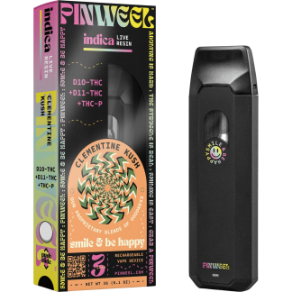Pinweel 3g Disposable - Clementine Kush (Indica / Live Resin)