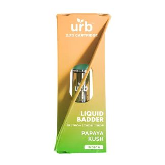 URB Liquid Badder 2.2g Cartridge - Papaya Kush (Indica)