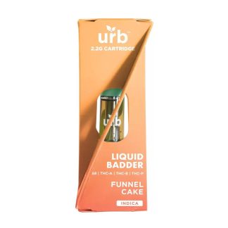 URB Liquid Badder 2.2g Cartridge - Funnel Cake (Indica)