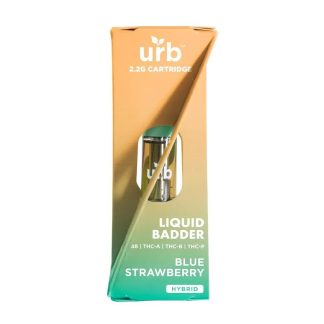 URB Liquid Badder 2.2g Cartridge - Blue Strawberry (Hybrid)
