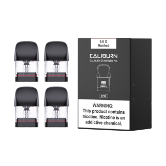 UWELL Caliburn G3 Replacement Pods - 0.6Ω TF (4-Pack)