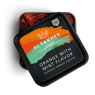 Al Fakher 250g Tub - Orange with Mint