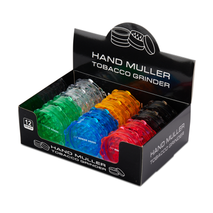 Human Grade Grinder - Plastic 2.5" (63mm) 2-Piece Assorted Colors - Image 2