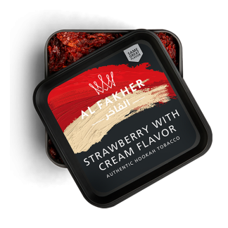 Al Fakher 250g Tub - Strawberry with Cream