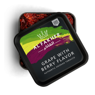 Al Fakher 250g Tub - Grape with Berry