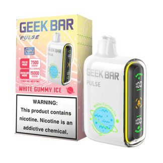 Geek Bar Pulse 5% Disposable - White Gummy Ice [TX Compliant Version]