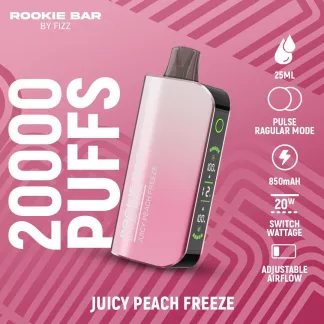 FIZZ Rookie Bar RB20000 - Juicy Peach Freeze