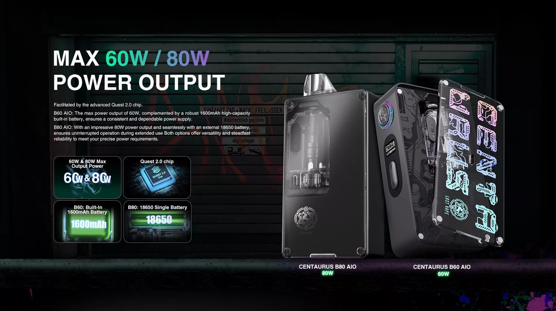 Lost Vape Centaurus B80 AIO - Image 11