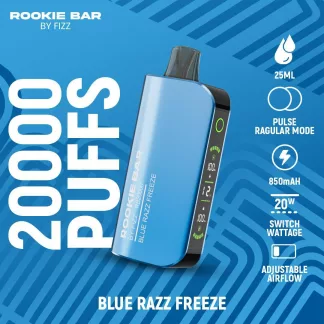 FIZZ Rookie Bar RB20000 - Blue Razz Freeze