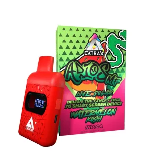 Delta Extrax Adios MF Live Sugar 7G Disposable - Watermelon Kush (Indica) (*)