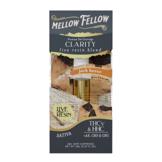 Mellow Fellow Live Resin 2ml Cartridge - Jack Herer (Sativa / Clarity Blend)
