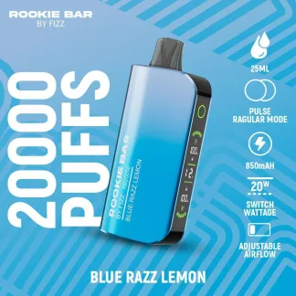 FIZZ Rookie Bar RB20000 - Blue Razz Lemon