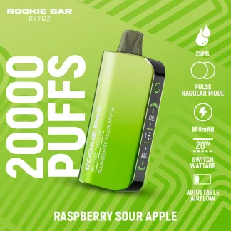 FIZZ Rookie Bar RB20000 - Raspberry Sour Apple