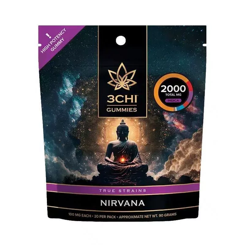 3Chi True Strain Gummies - Nirvana (2000mg total)