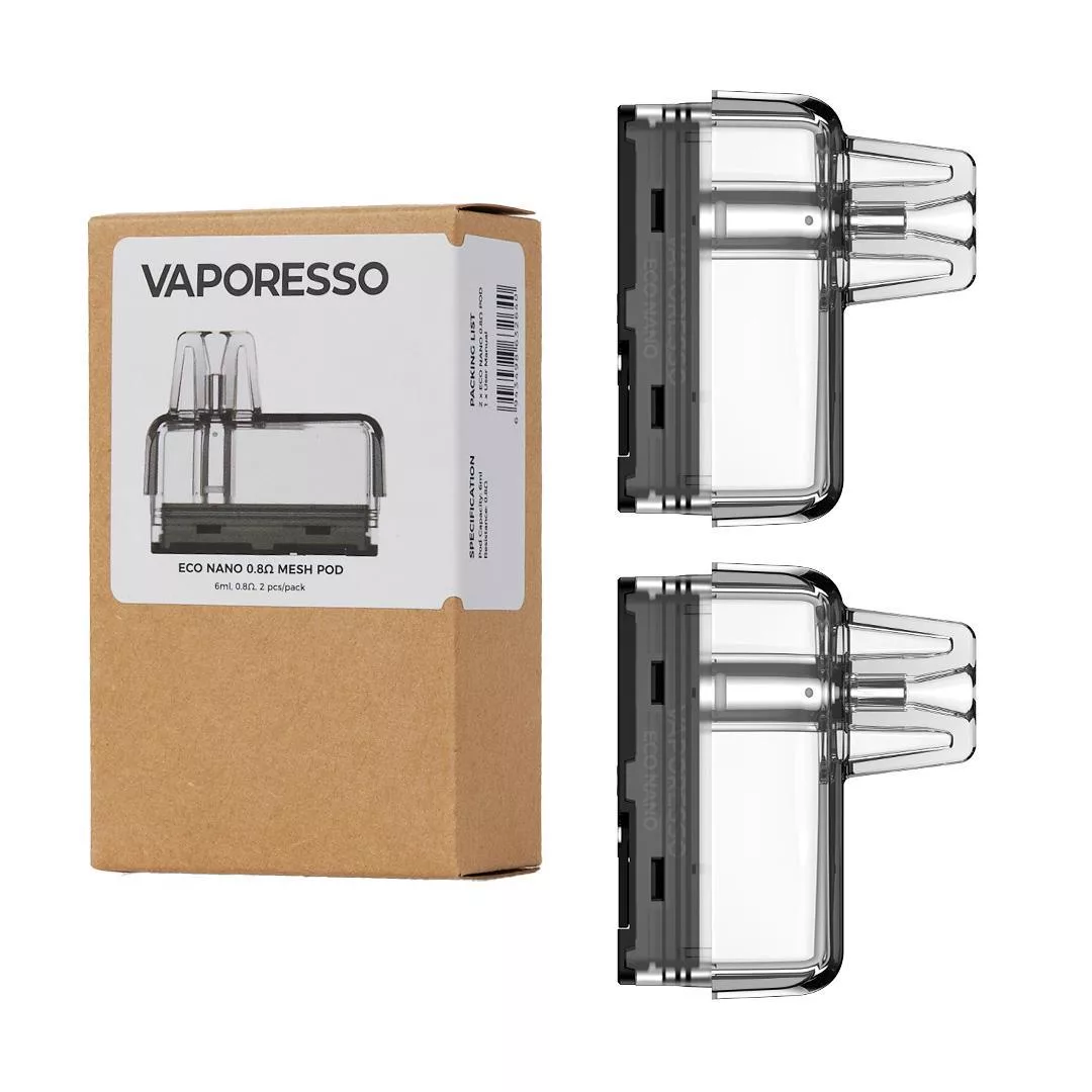Vaporesso ECO Nano 6.0 ML 0.8Ω Replacement Pod (2-Pack)