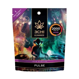 3Chi True Strain Gummies - Pulse (2000mg total)