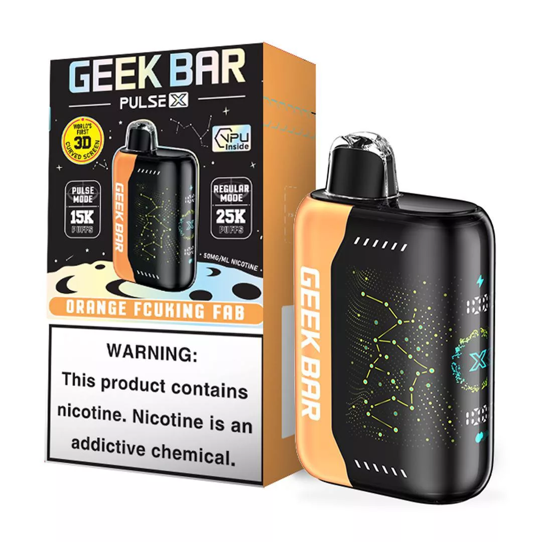 Geek Bar Pulse X 5% Disposable – Orange Fcuking Fab – KLOWDZ Vapor &  Smokeshop