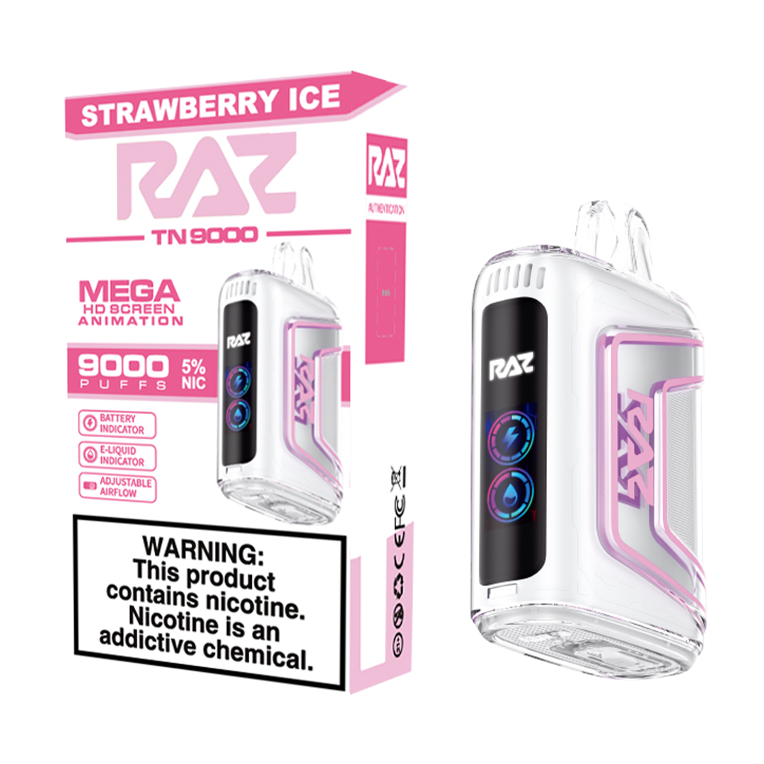 RAZ TN 9000 5% - Strawberry Ice