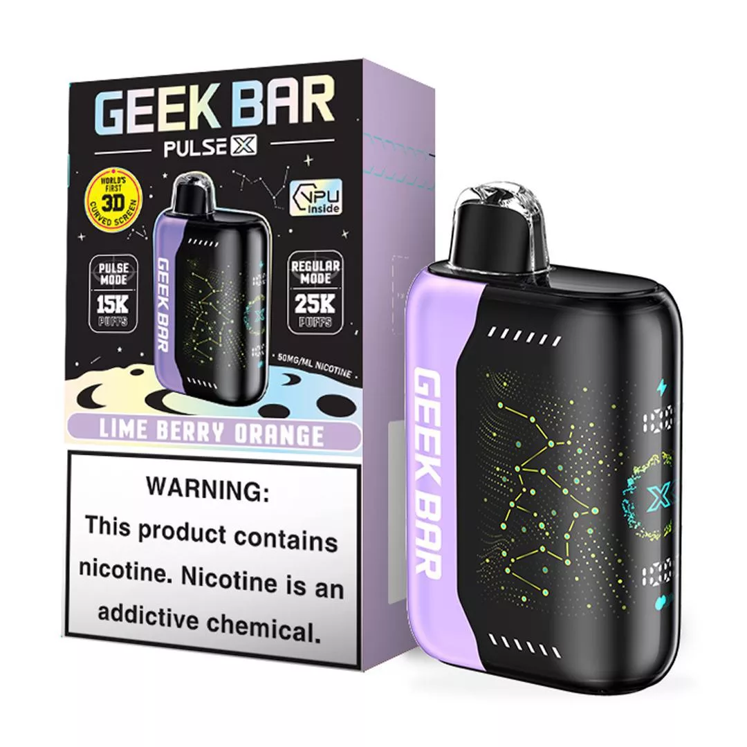 Geek Bar Pulse X 5% Disposable - Lime Berry Orange
