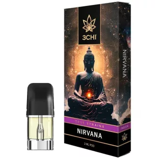 3Chi True Strain 2g Vape Pod - Nirvana (Indica)