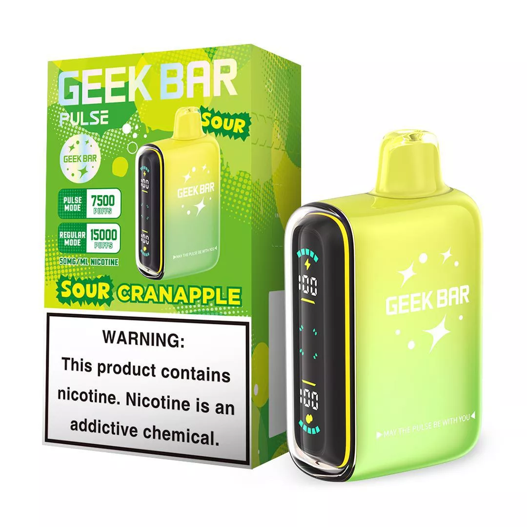 how much is elf bar vape Geek Bar Pulse 5% Disposable – Sour Cranapple (Sour Edition) – KLOWDZ Vapor  & Smokeshop