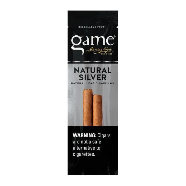 Game Cigars - Natural Silver (2 for 1.29c)