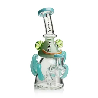 Lookah 10" Mini Cute Six Eyes Clown Water Pipe - Water Blue (WPC1213WB)