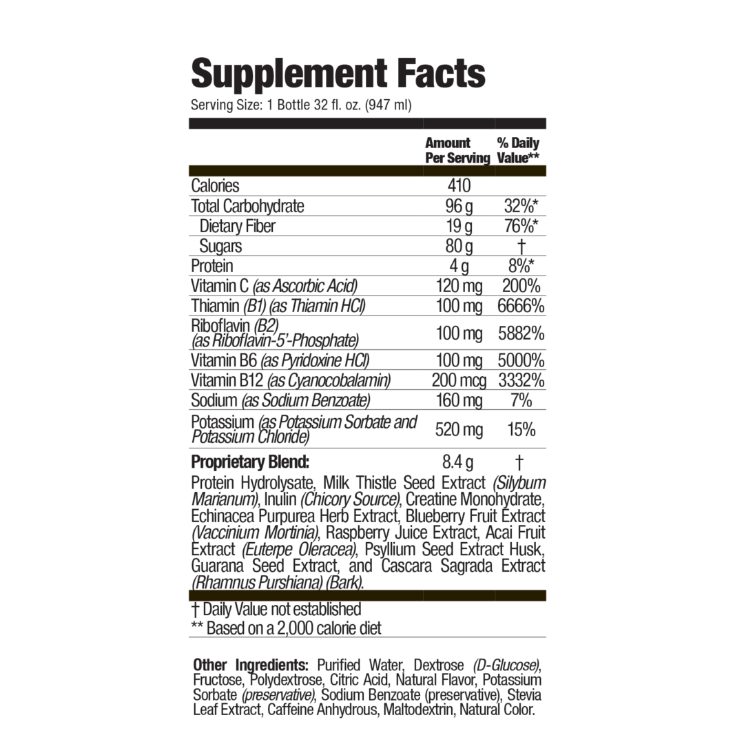 Rescue Detox Instant Cleansing Energy (ICE) - Blueberry 32 fl. oz. - Image 2