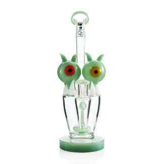Lookah 10" Cool Percolator Alien Eyestalk Water Pipe - Green (WPC2025GR)