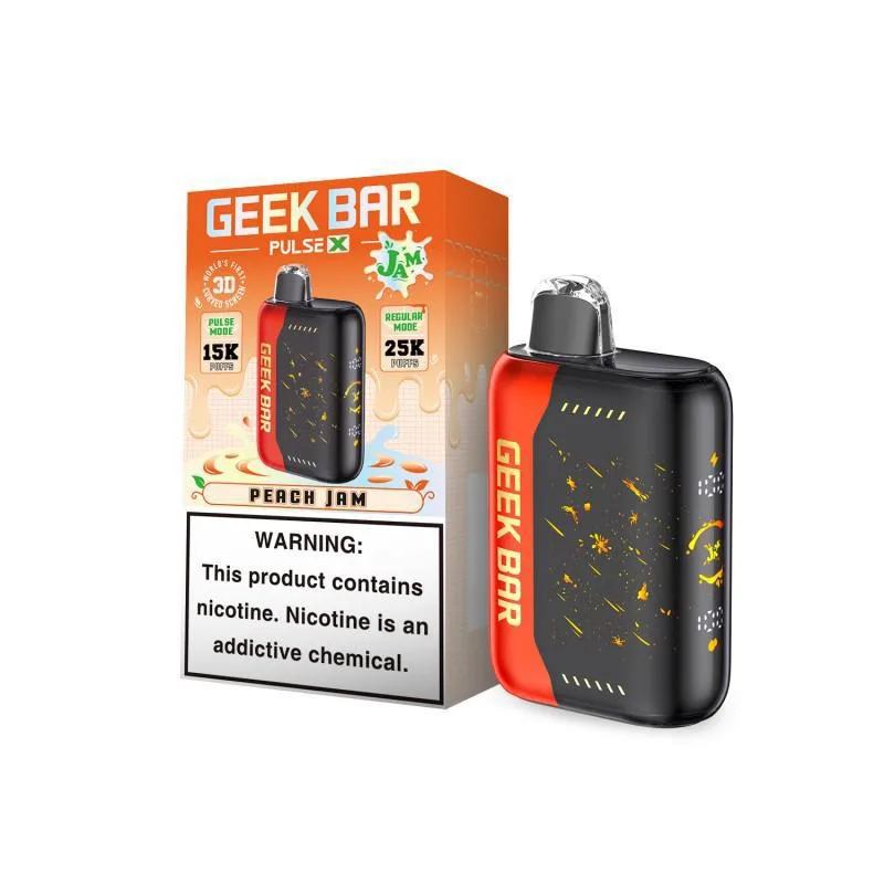 Geek Bar Pulse X 5% Disposable - Peach Jam (Jam Edition)