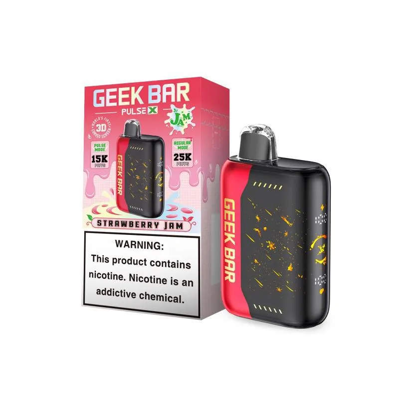 Geek Bar Pulse X 5% Disposable - Strawberry Jam (Jam Edition)