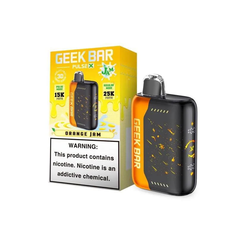 Geek Bar Pulse X 5% Disposable - Orange Jam (Jam Edition)