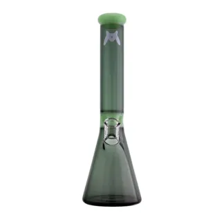 MAV 13.5" Mini Zebra Beaker - Seafoam Smoke