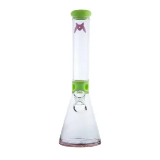 MAV 13.5" Mini Zebra Beaker - Slime Purple