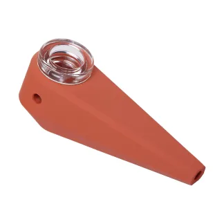 Softglass Token Silicone Pipe - Sienna