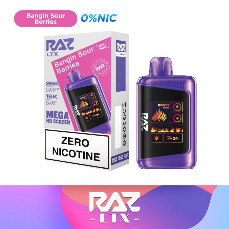 RAZ LTX 25000 0% ZERO - Bangin Sour Berries