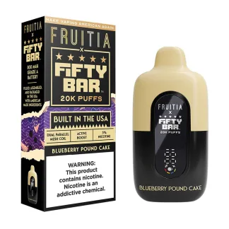 Fifty Bar x Fruitia 20K Disposable - Blueberry Pound Cake