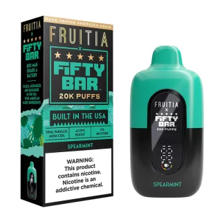 Fifty Bar x Fruitia 20K Disposable - Spearmint