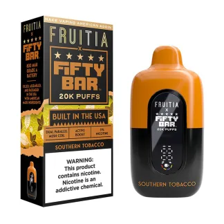 Fifty Bar x Fruitia 20K Disposable - Southern Tobacco