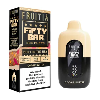 Fifty Bar x Fruitia 20K Disposable - Cookie Butter