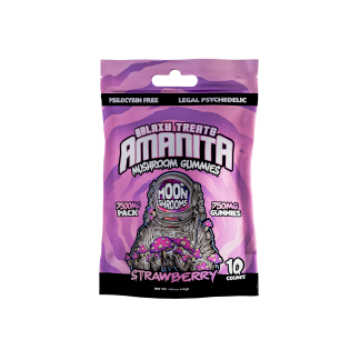 Galaxy Treats Moon Shrooms - Strawberry 7500mg Amanita Mushroom Gummies