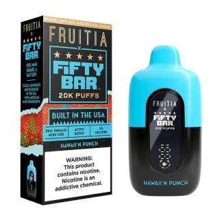 Fifty Bar x Fruitia 20K Disposable - Hawaii'n Punch / Island Punch