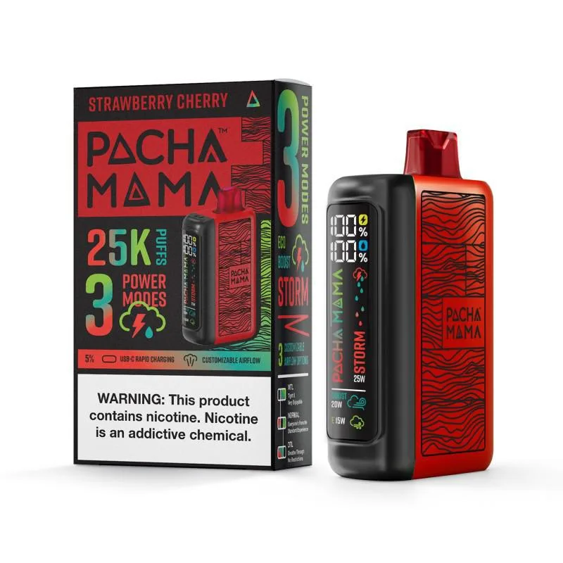 Pachamama 25K Disposable 5% - Strawberry Cherry