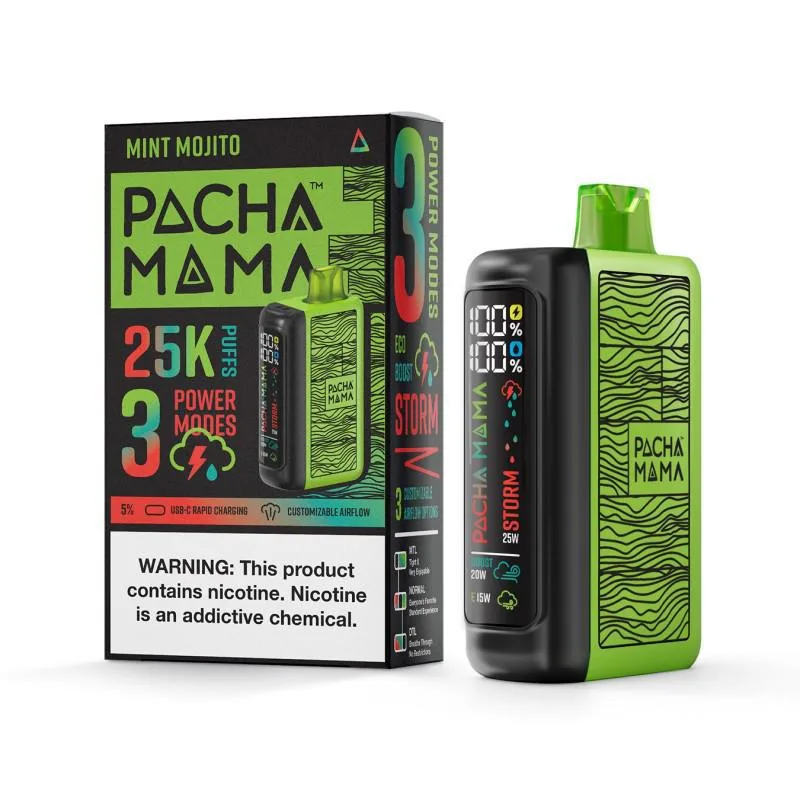 Pachamama 25K Disposable 5% - Mint Mojito