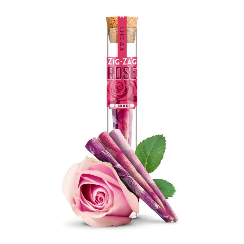 Zig-Zag Rose Cones - 3 Cones