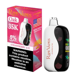 Ripe Vapes Oak 35000 - Strawberry Ice