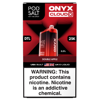 Pod Salt Onyx Cloud X 25K Low Nic 0.5% - Double Apple